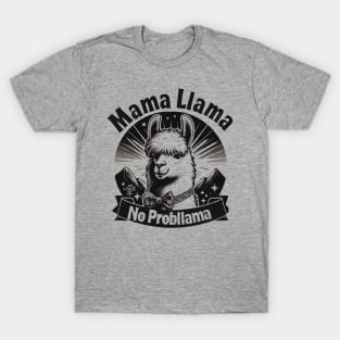 NO PROB-LLAMA! Retro Funny Llama Alpaca Graphic T-Shirt